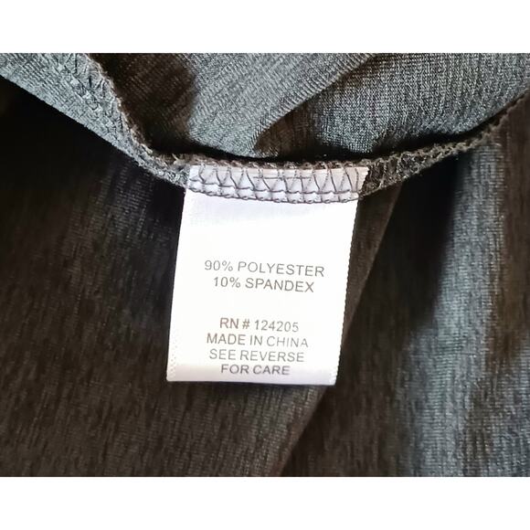 F/X Fusion 1/4 Zip Gray Sportswear Pullover Men's Size Large With Spandex NWT - Picture 7 of 8